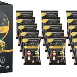 Instant Ammonia Free, Hair Color Shampoo Enriched with Avocado oil, (Black, 20) , Natural Black-image-71
