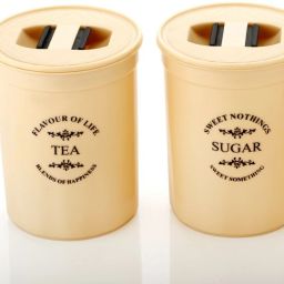 Plastic Tea Coffee & Sugar Container - 900 ml-image-62