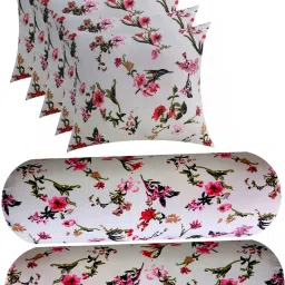 Microfibre Floral Bolster Pack of 7-image-91