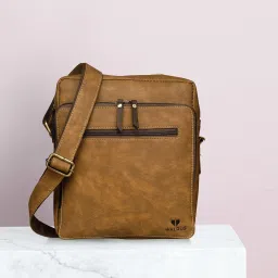 Men & Women Tan Messenger Bag - Mini-image-45