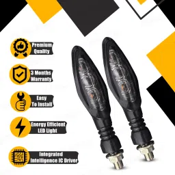 generox Front, Rear LED Indicator Light for KTM Duke 180 image 3