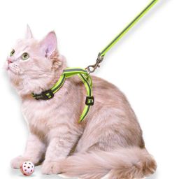 Reflective Cat Harness with Leash Set for Walking , Escape Proof Cat Harness & Leash-image-0