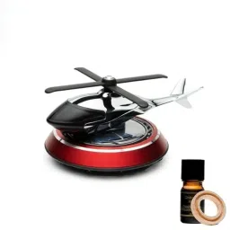 partizano Solar Powered Car Perfume Diffuser Helicopter Design, For Car Dashboard multicol Diffuser image 3