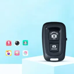POZUB Self-Timer Long Distance Remote Controller for Click Selfies Photo Clicker+PouchCamera Remote Control image 2