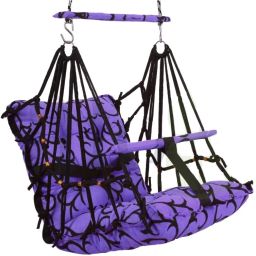 Swing for Kids Baby's Children 1-6 Years with Safety Belt |Purple| Swings-image-63