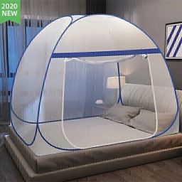 Polyester Adults Washable Foldable Double Bed with Free Saviours Mosquito Net-14