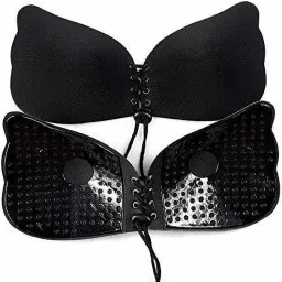 Invisible Silicone Gel Self Adhesive Backless Reusable Stick on PushUp Bra M76 Nursing Breast Pad-image-78