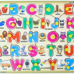 English Alphabet and Color Learning Educational Board for Kids, A to Z English Wired Baby Wet Reminder-10
