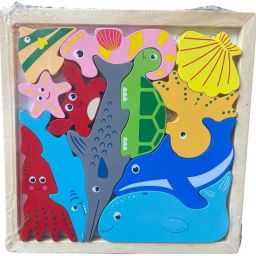 Wooden Sea Animals Puzzle-image-47