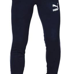 Iconic T7 Track Pant CUFF Men Solid Blue Track Pants-image-3