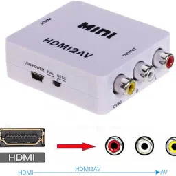 SDMINITEK TV-out Cable HDMI to AV Converter | HDMI2AV 1080P Adapter | HDMI to RCA Video Converter-20