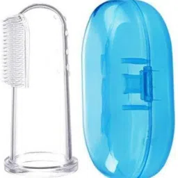 Silicone Finger Toothbrush , Baby Finger Tooth Brush (3 months to 3 years) Extra Soft Toothbrush | Tongue cleaner and Gum Massager (VN25) Ultra Soft Toothbrush-image-30