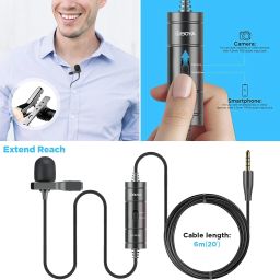 boya BY-M1S Professional Universal Plug and Play Lavalier for Cameras and Mobile Microphone image 5