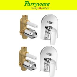 Praseo concealed Diverter Body with Concealed Upper Part set of 2 pic 369 Diverter Faucet-3