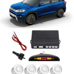 GS334 Silver Car Reverse Parking Sensor with LED Display 4 Sensor G334 Parking Sensor-image-25
