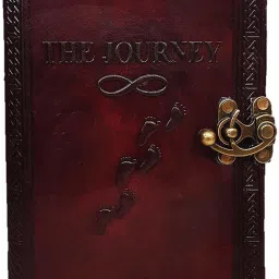 Handmade Leather Dairy A5 Diary Unruled 200 Pages-image-23