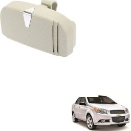Car Visor Sunglasses Case Beige for Aveo Mullti Color Car Sunglass Clip Holder-image-16