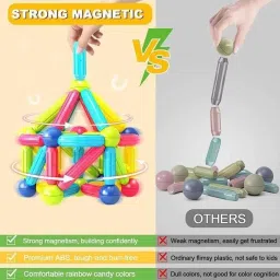 j k international Magnetic Sticks Building Blocks for Kids Brain Toys ( 48 pcs ) image 3