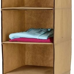 4 Shelf Clothes Hanging Organizer, Shoes Storage Wardrobe-(L-28 W-28 H-80 CM) Closet Organizer-image-28