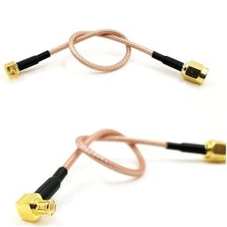 Nisinlife RG316 RF Coaxial Cable MCX Male Right Angle to SMA Male connector 1pcs (10cm) Antenna Amplifier-image-76