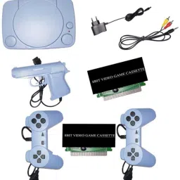 Clubics 8BIT 2cassettes with in-built game with 1 casette TV Classic video game console NA GB with 30 to 40 games in built ,with 2 cassette-59