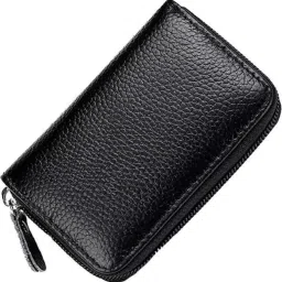 Women Black Genuine Leather Wallet-image-61