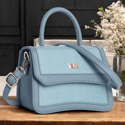 women marks Blue Women Sling Bag Fashionable Mat Design-picture-29