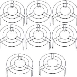 Durable Stainless Steel Round Table Ring Trivet Hotpot Stand 8 Pice Kitchen Tool Stainless Steel Trivet-18