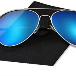 UV Protection, Polarized, Gradient, Mirrored Aviator, Aviator Sunglasses (55)-image-94