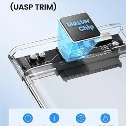 XIRIXX SATA SSD Enclosure Fast Transfer Speed Up to 5 Gbps & Up to 4TB Storage Capacity 2.5 inch plug and play image 4