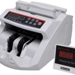 ELEKTRO WELT LCD Display Money Bill Counter Counting Machine Counterfeit Detector UV & MG Cash Bank Detector Note Counting Machine image 2