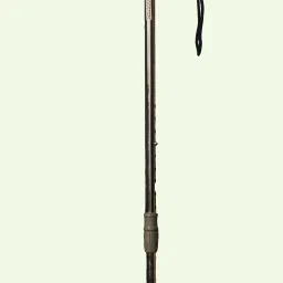 SURGICAL 4 Leg Quadripod chrome Grey Height Adjustable Men/Women/Old Age People With Hand Support And Dori Walking Stick-24
