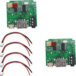electronics crafts 2 Piece TG113 Speaker Board, 5V Bluetooth Amplifier FM USB AUX Card Module Electronic Components Electronic Hobby Kit-picture-5