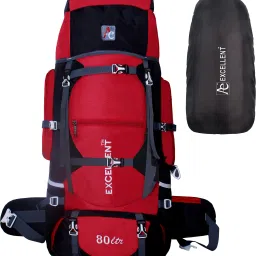 80 Ltrs Trekking Bag Outdoor Hiking Backpack Travel Backpack With Rain Cover Rucksack- 80 L-image-30