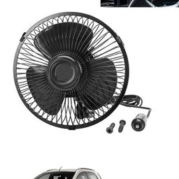 maties 6inch Black Steel Rotable fan Suitable For Car,Interior Fan-82 Car Interior Fan-picture-1