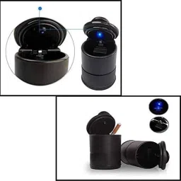 Car Ashbin for Cup Holder | Small Car Garbage Bin with Lid Car Trash Bin Bag-61