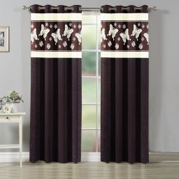 213.36 cm (7 ft) Polyester Door Curtain (Pack Of 2)-image-91