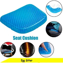 Egg Sitter Cushion Memory Seat Pillow with Gel Flex Non-Slip Hip Support Back / Lumbar Support-19