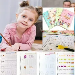 Magic Practice Copybook, (4 BOOK,10 REFILL) Number Tracing Book for Preschoolers-16