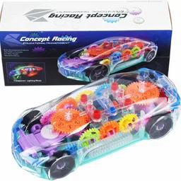 paramount gallery Transparent Musical Concept Racing Car with 3D Flashing LED Lights -A188-picture-16