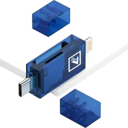ONE 7 2 in 1 SD card reader, Lightning, Type-C Card Reader-12