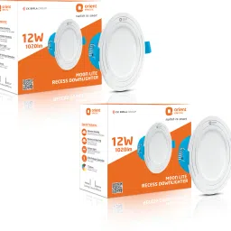 MoonLite 12W Round Recess Down Lighter, Cool White (6500K) - Pack of 2 Downlighter Ceiling Lamp-17