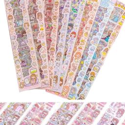15.7 inch Cartoon Theme Kawaii Stickersfor Project, Japanese Style Each Sheet - 40 X 8 CM Removable Sticker-image-70