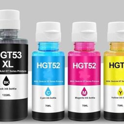 gAdi GT 53XL 52 for HP Ink Tank 115 310 315 319 410 415 416 419 455 500 515 Printer Black + Tri Color Combo Pack Ink Bottle-image-76