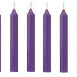 Purple Taper Candles, Purple Stick Candles, Purple Spell Candles, Purple Household Candles (Pack of 10 Pcs) (5 INCH, 14mm) Candle-image-36