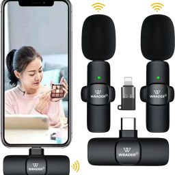 Wireless Microphones with Noise Reduction for Youtube Video Recording Vlog Reels Microphone-image-33