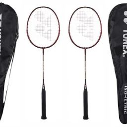 GR 303i Combo Red Strung Badminton Racquet-13