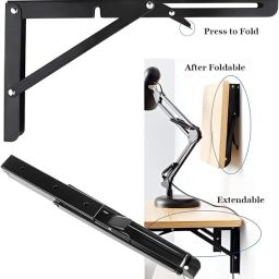 xclusivex 30CM Folding Shelf Brackets 30 CM Shelf Bracket image 2
