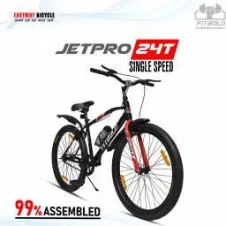 JetPro |Wheel-24X2.40| Black | Age 8-12 Years | 99% Assembled | Ready to Ride 24 T (inch) Road Cycle-image-24