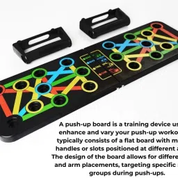 gjshop Stand Board Strong Grip Handle for Chest Press, Gym & Home Exercise Push-up Bar image 3